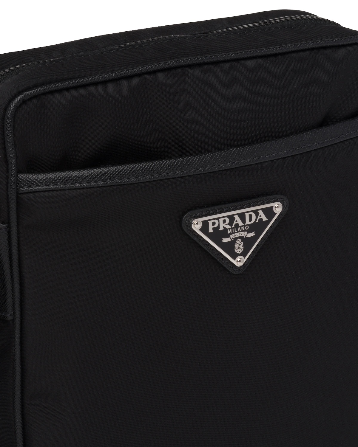 Re-Nylon and Saffiano leather shoulder bag - 6