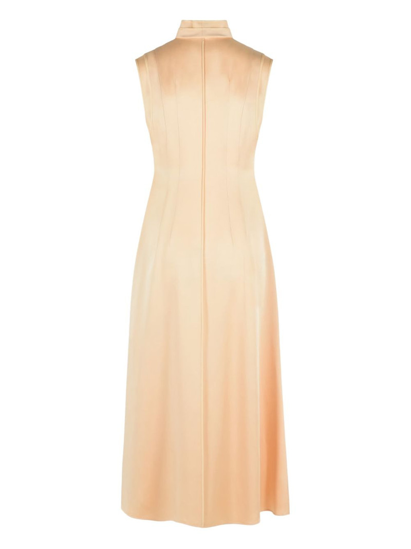 Jil Sander deep-neckline sleeveless dress outlook