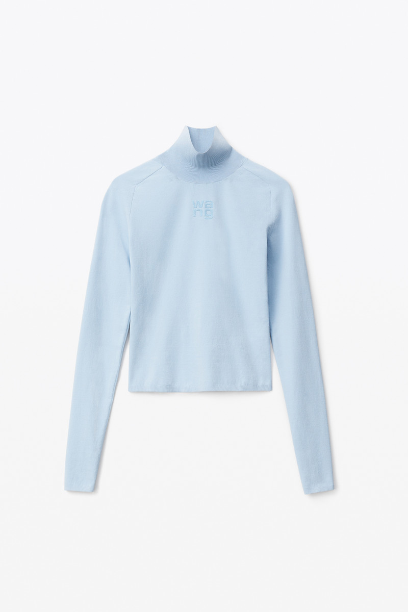 LONG SLEEVE TURTLENECK IN BODYCON NYLON 1