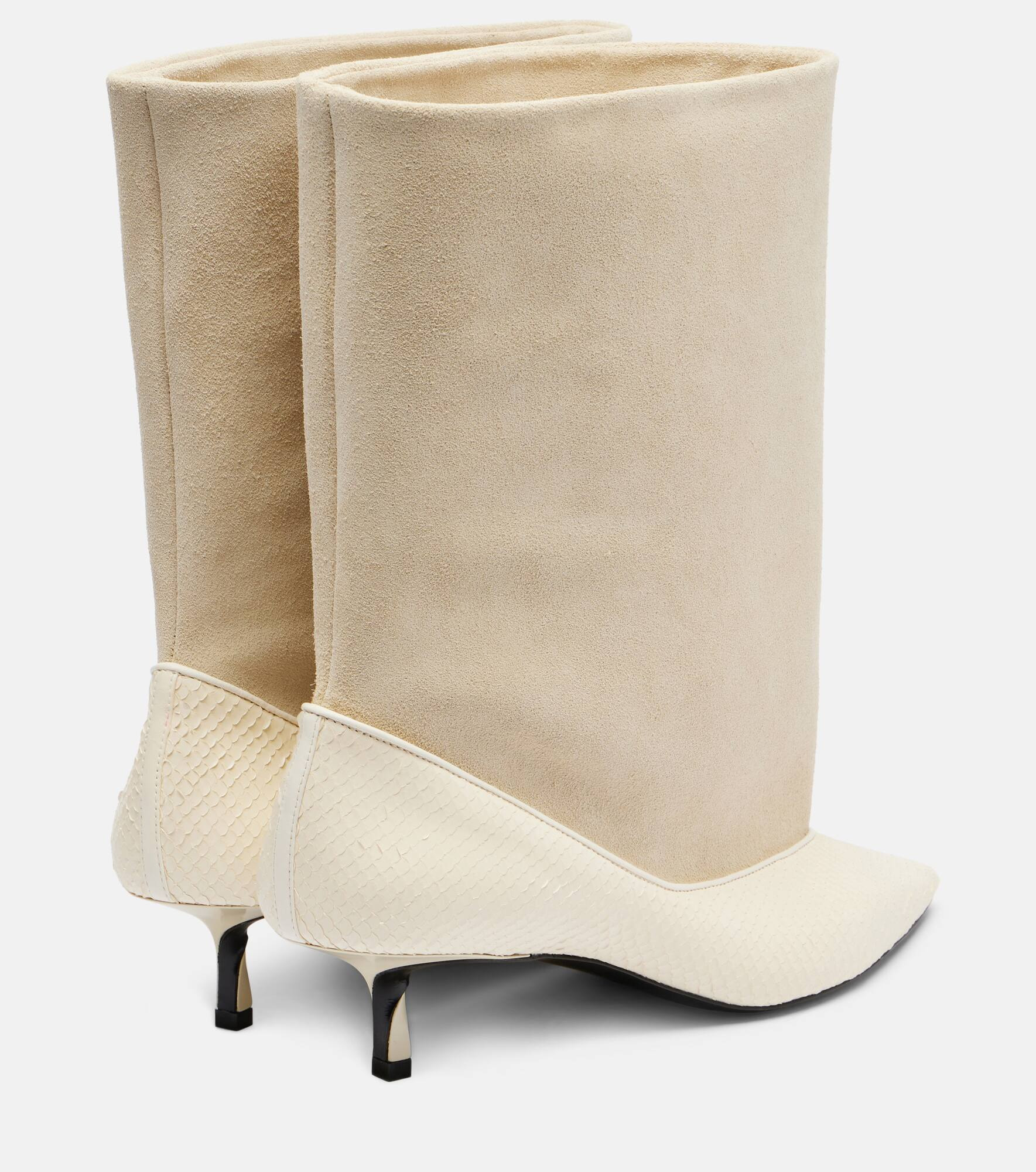 Tourni leather and suede ankle boots - 2