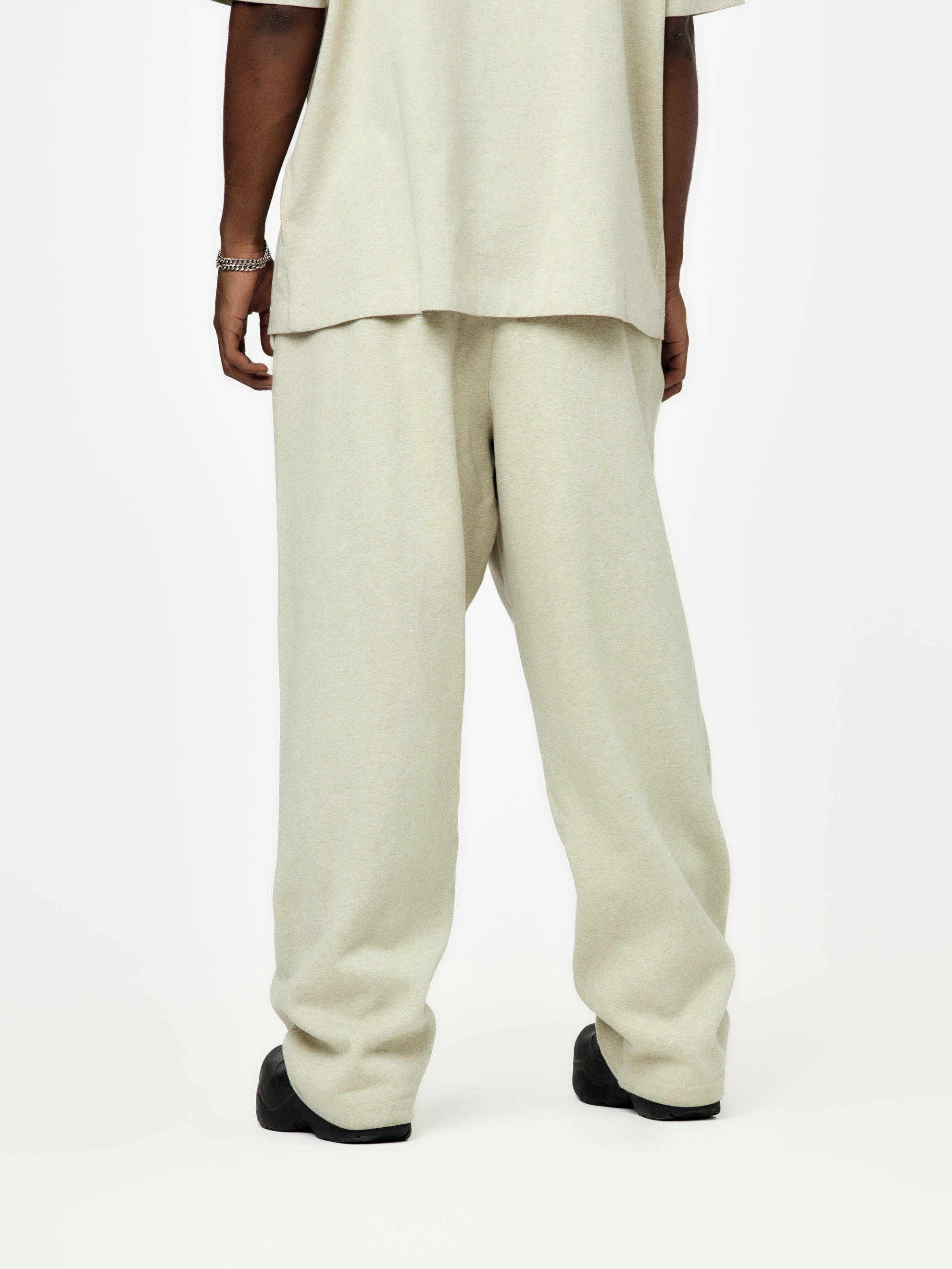 LOUNGE FLEECE SWEATPANT (HEATHER STONE) - 3