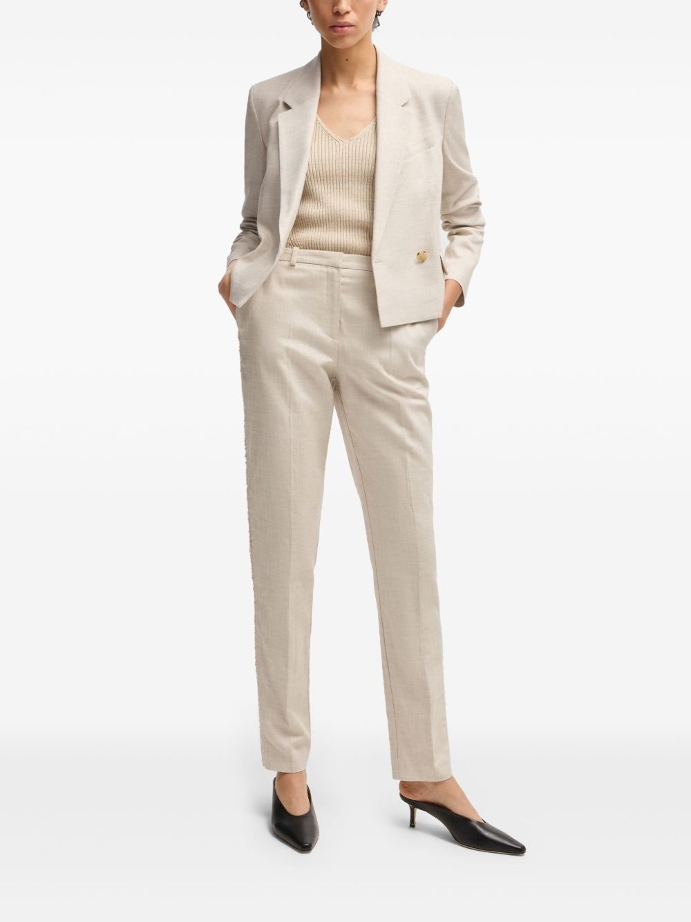 straight-leg trousers - 2