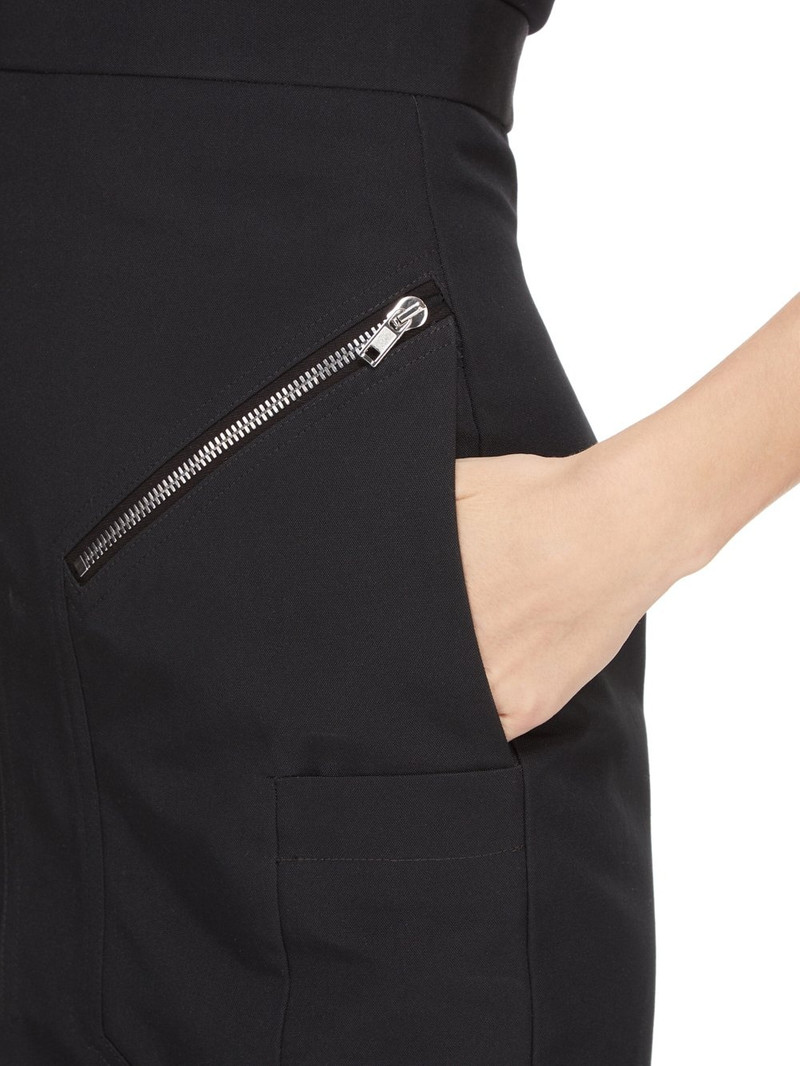 Black Hollywood Canvas Headon Maxi Skirt 6