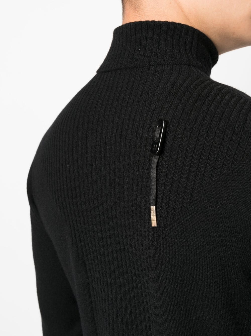 ribbed-detail cashmere sweatshirt - 5