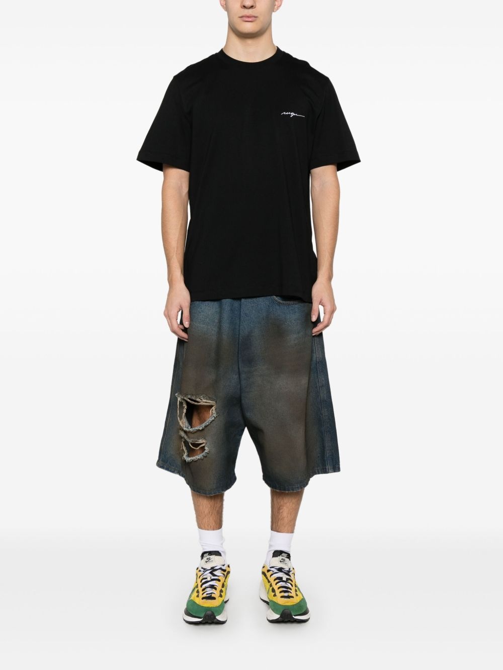 logo-embroidered T-shirt - 2
