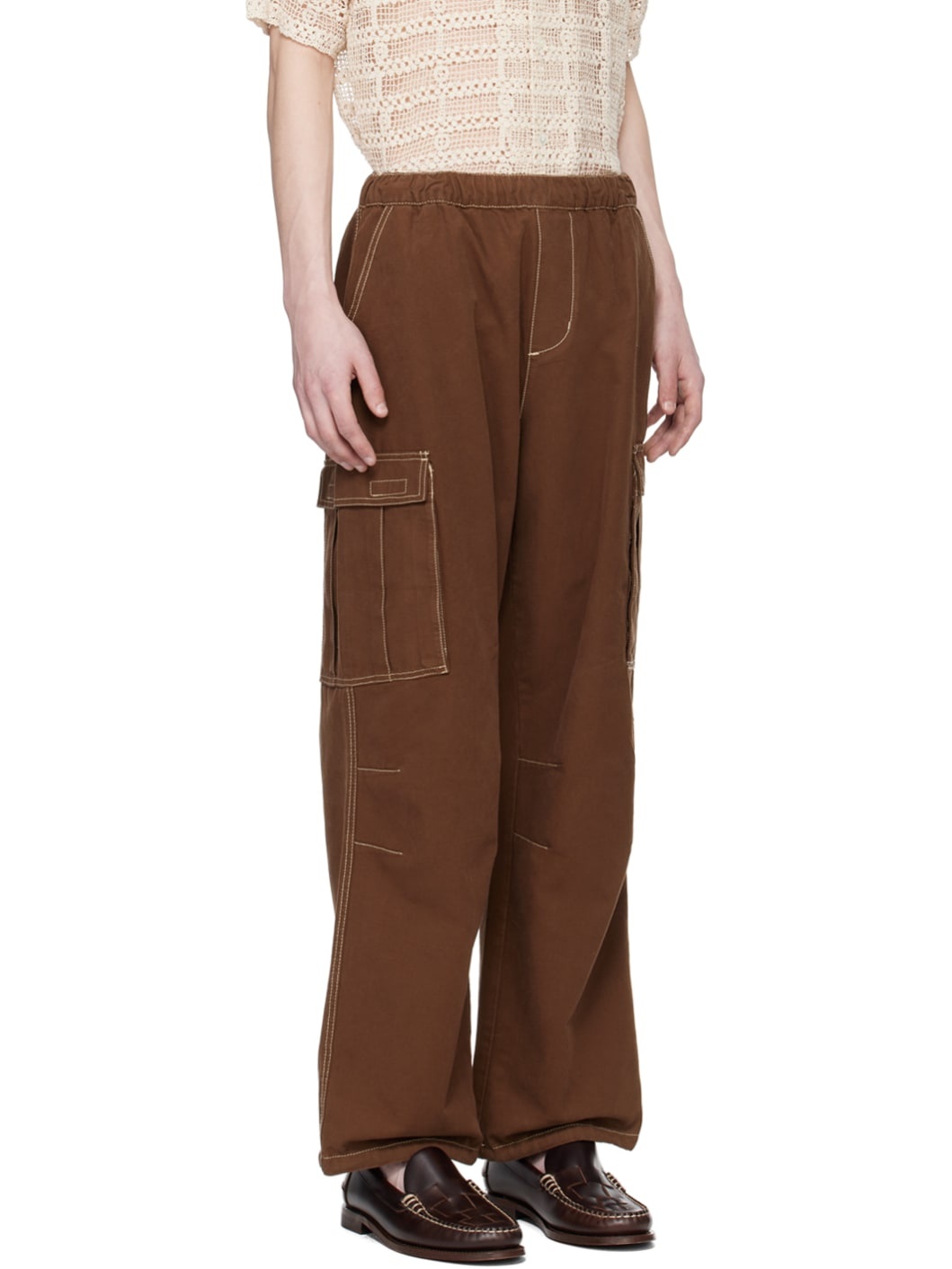 Brown Sasha Cargo Pants - 2