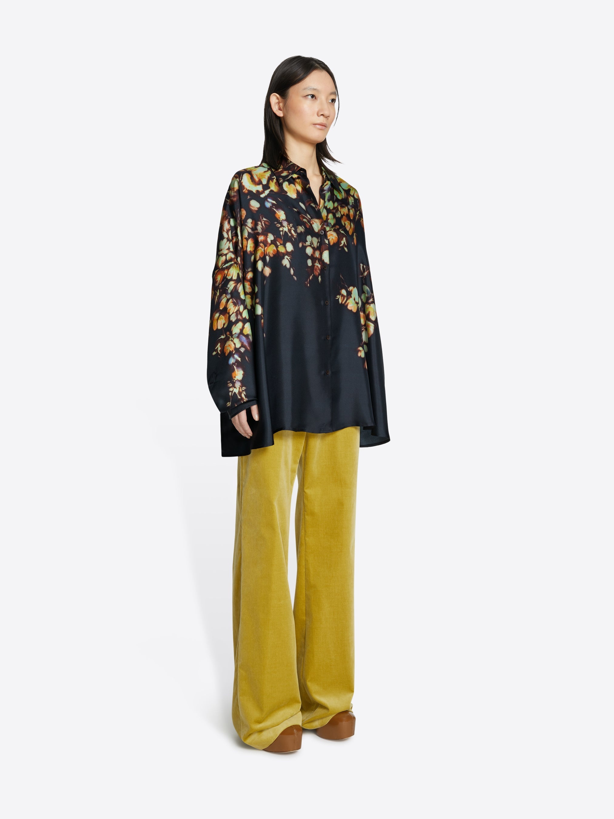 FLARED VELVET PANTS - 3