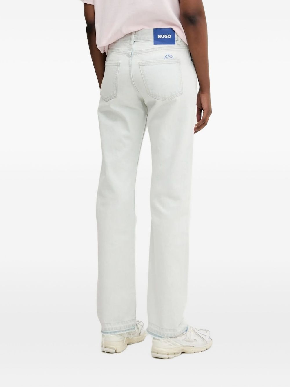 logo-plaque jeans - 2