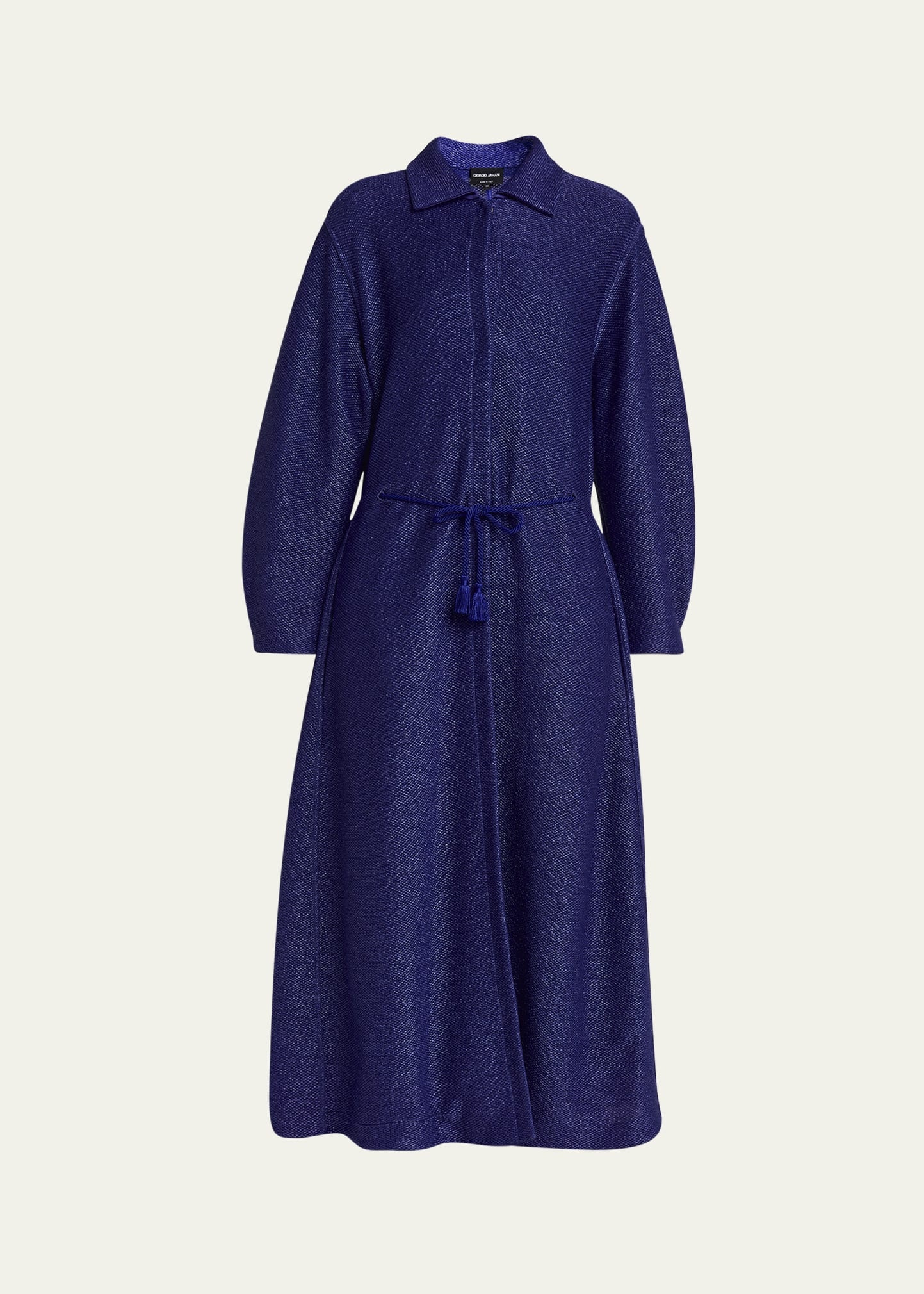 Drawstring Maxi Coat - 1