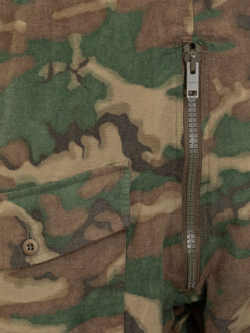camouflage pocket trousers - 4