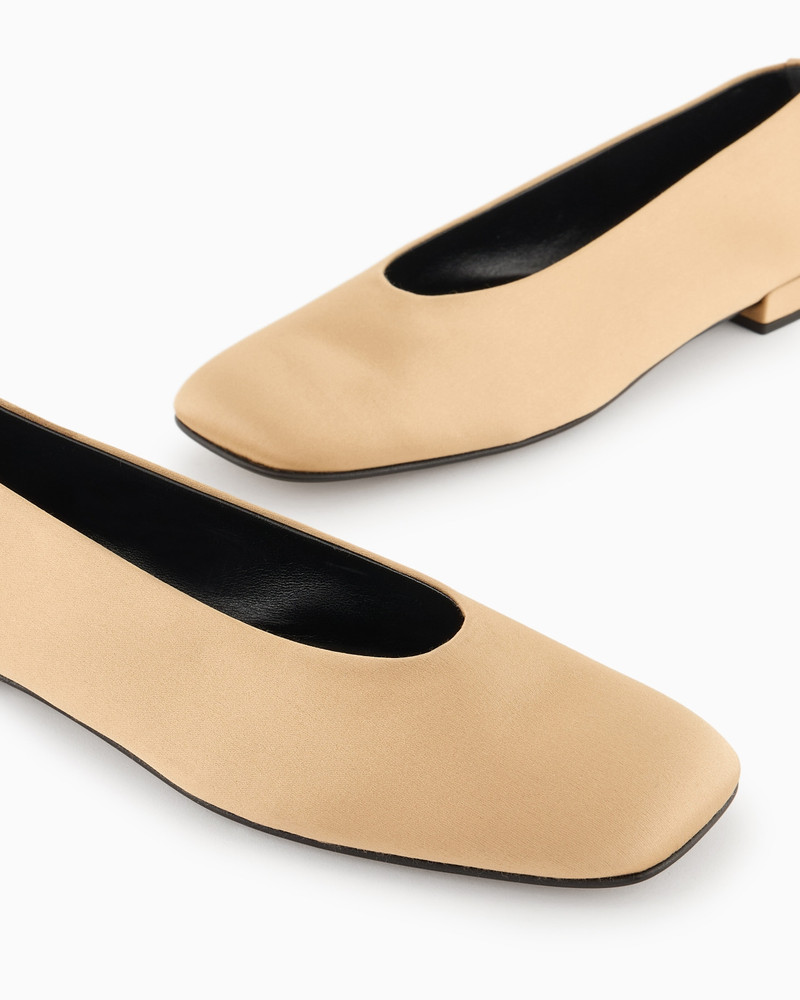 GIORGIO ARMANI X 10 CORSO COMO SATIN BALLERINAS 5