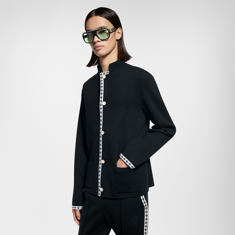 Louis Vuitton Preppy Knitted Wool Blazer outlook