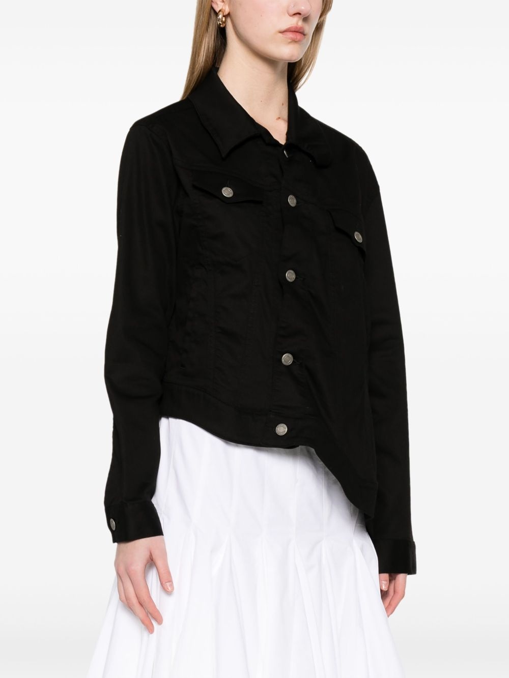 asymmetric shirt jacket - 3