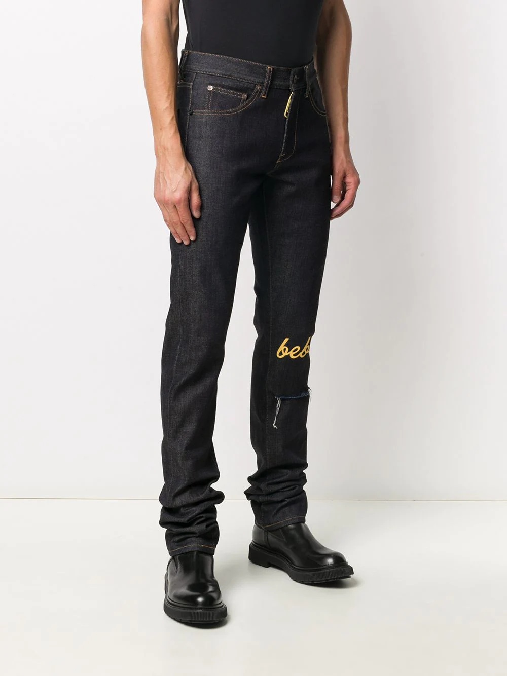 x Theophilus London bebey selvedge jeans - 3