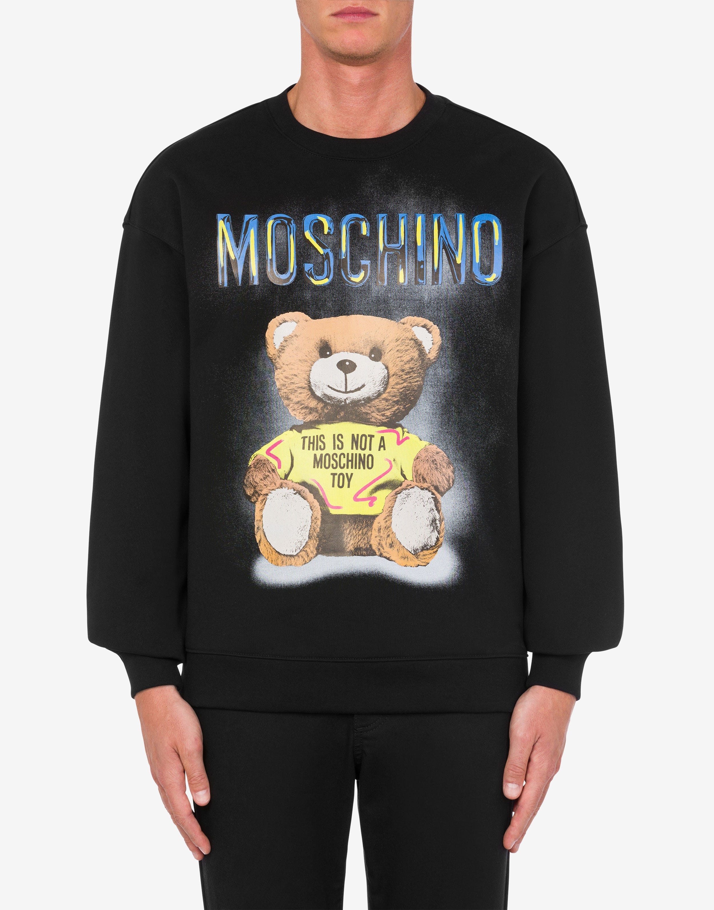 MOSCHINO TEDDY BEAR ORGANIC COTTON SWEATSHIRT - 2