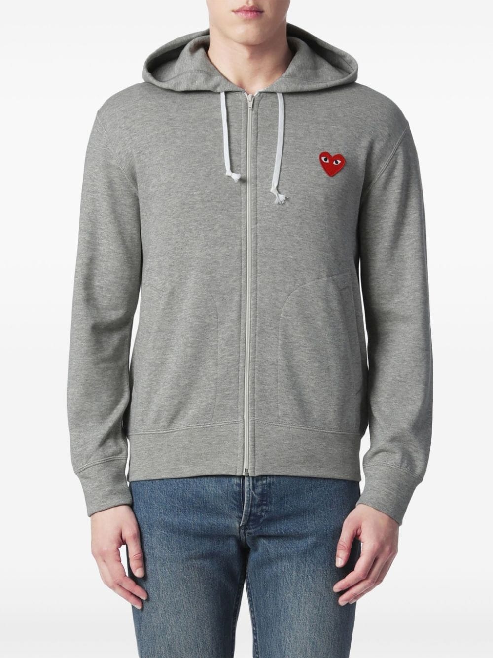 5 Heart-print cotton hoodie - 2