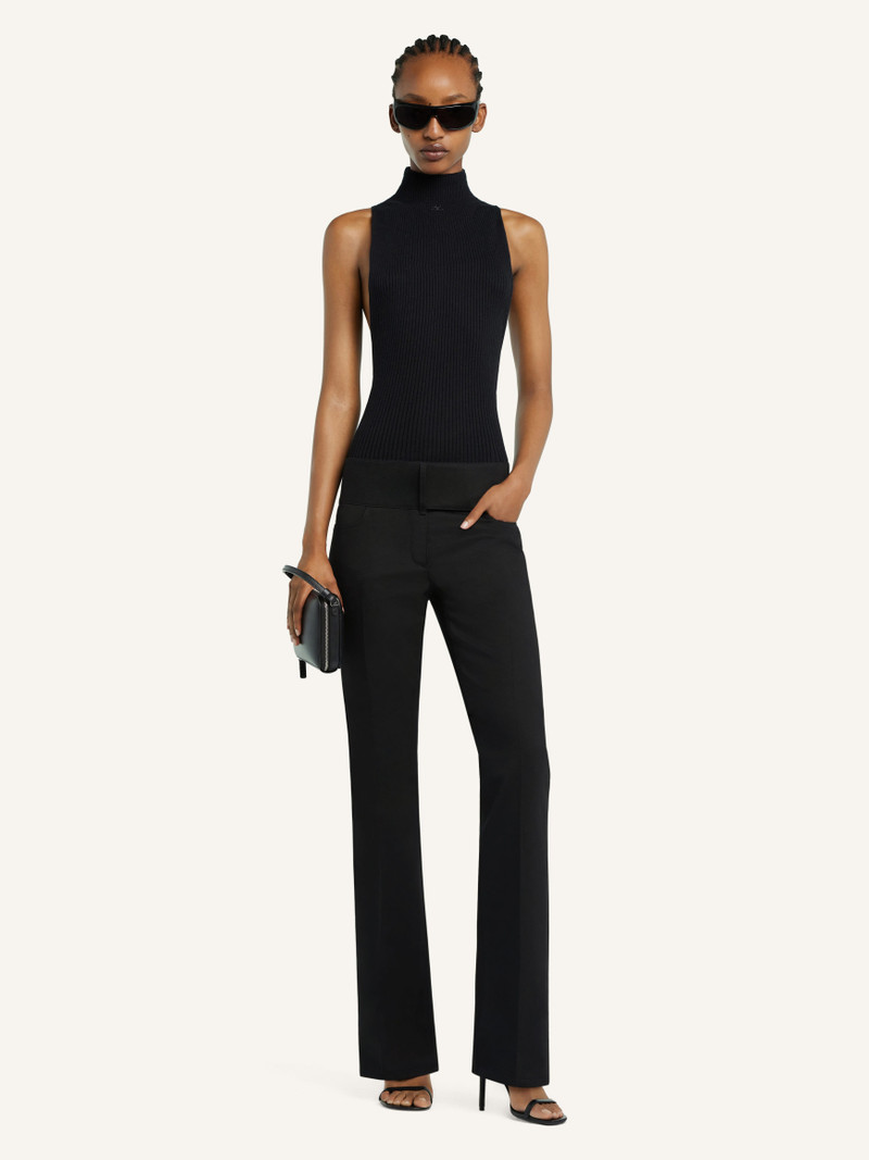 courrèges BELTED BOOTCUT PANTS outlook