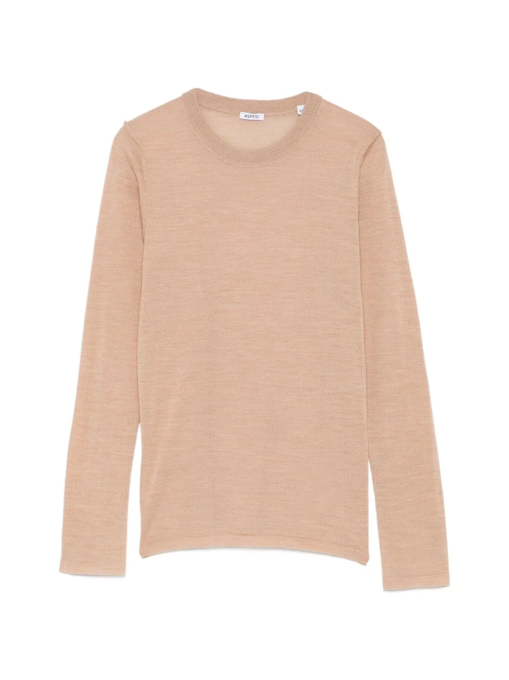 fine-knit long-sleeve sweater - 1