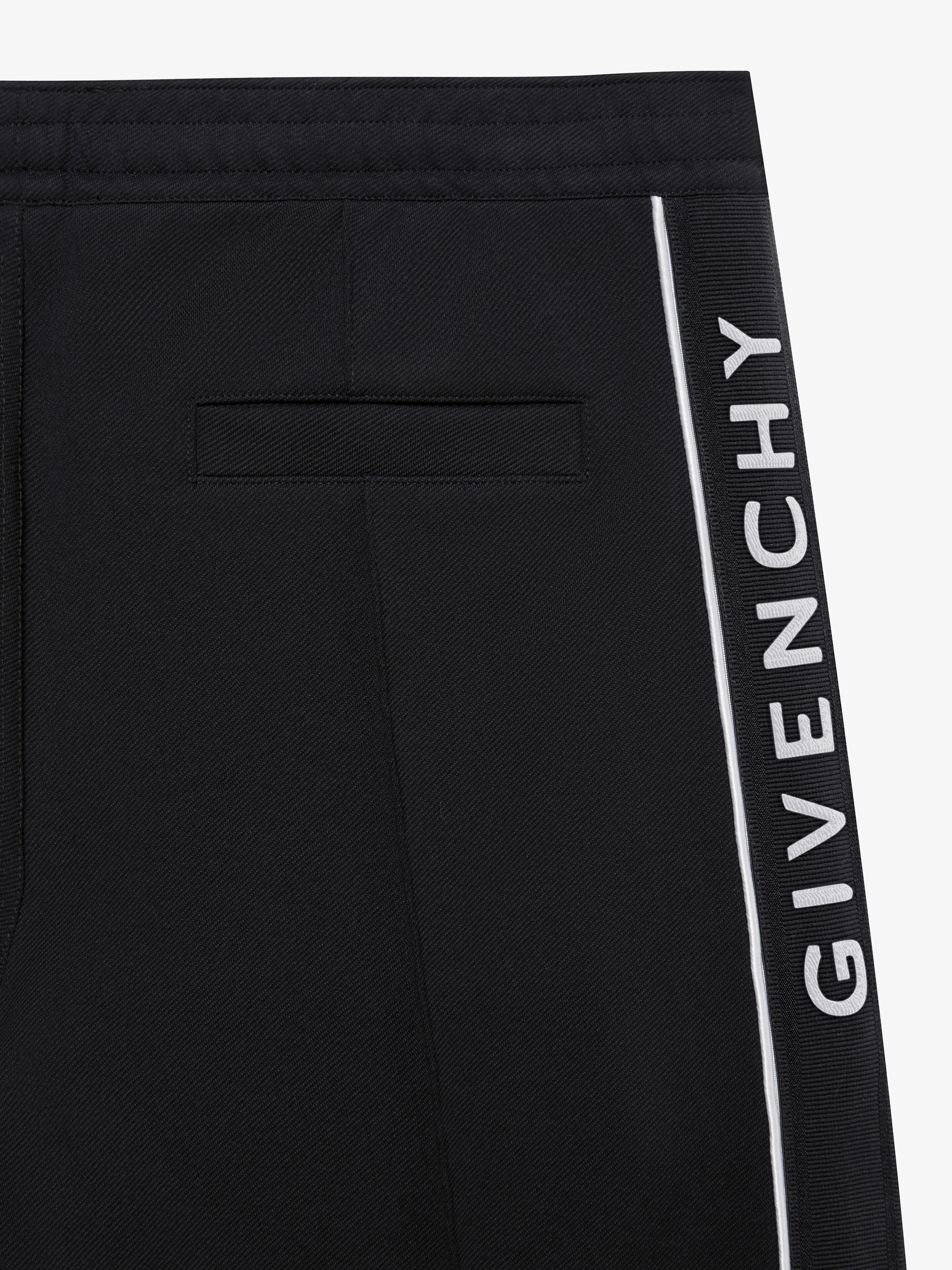 SLIM-FIT JOGGER PANTS IN JERSEY WITH GIVENCHY BANDS - 6