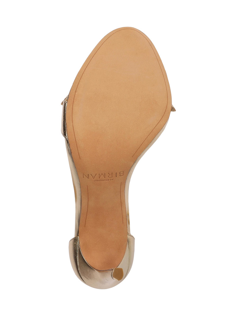 Women's Clarita Metallic Leather Sandals - Golden 6