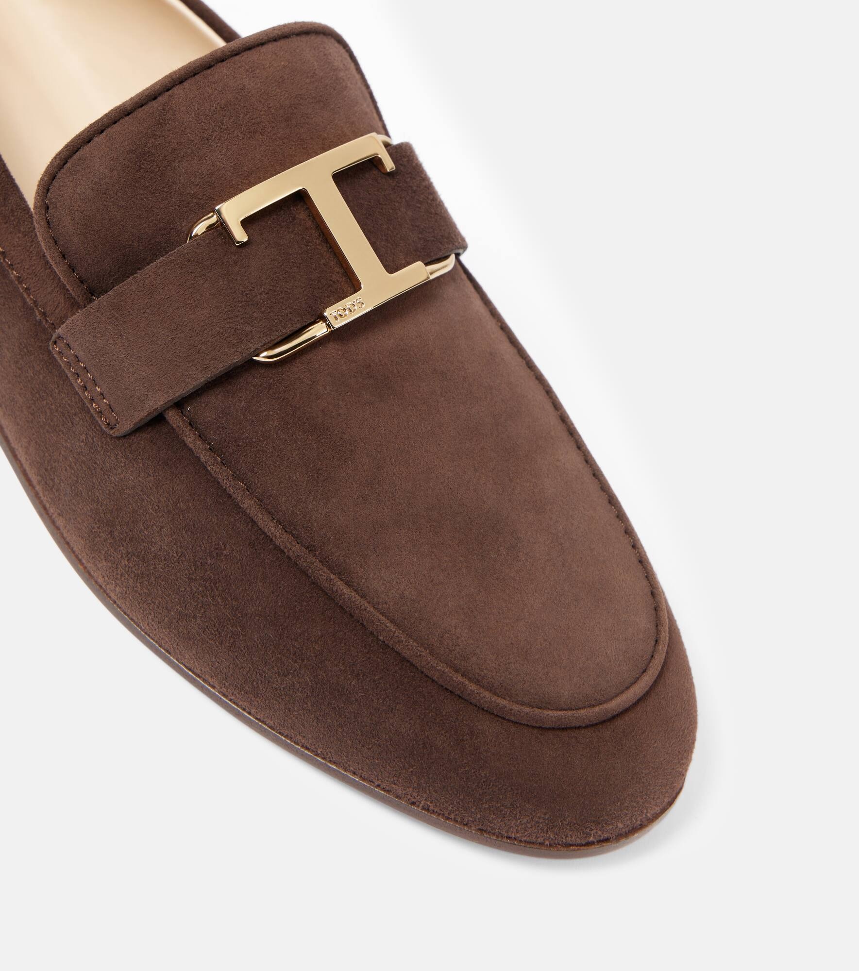 T Timeless suede loafers - 5