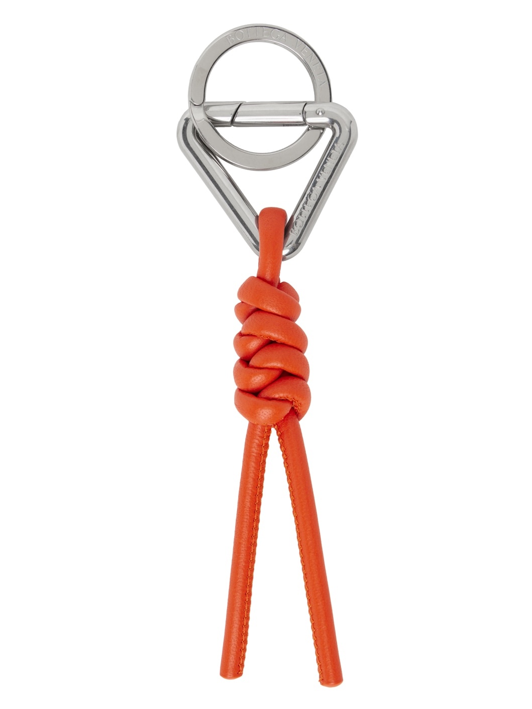 Orange Triangle Key Ring - 1