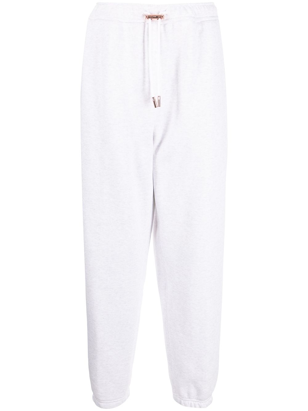 rear-logo straight track pants - 1