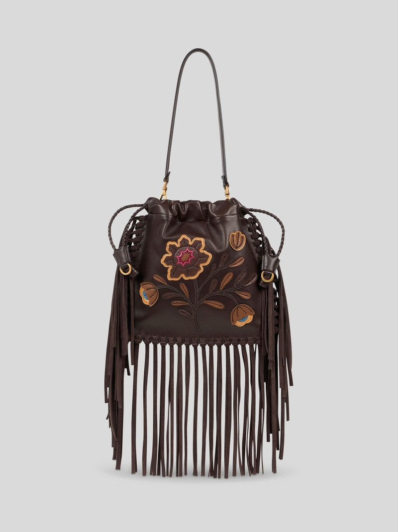 SMALL KALISPERA BAG WITH EMBROIDERY AND FRINGING 1