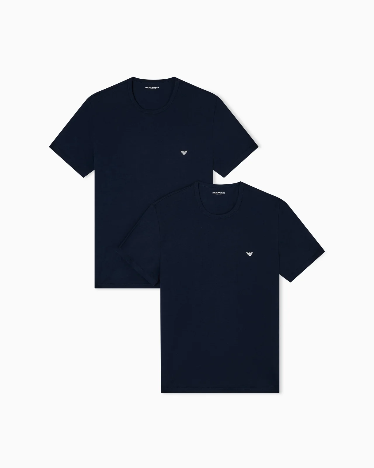 TWO-PACK OF STRETCH JERSEY LOUNGEWEAR T-SHIRTS - 1