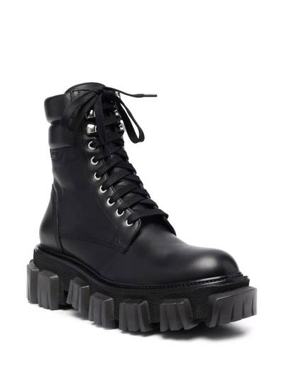 AMIRI chunky-sole combat boots outlook