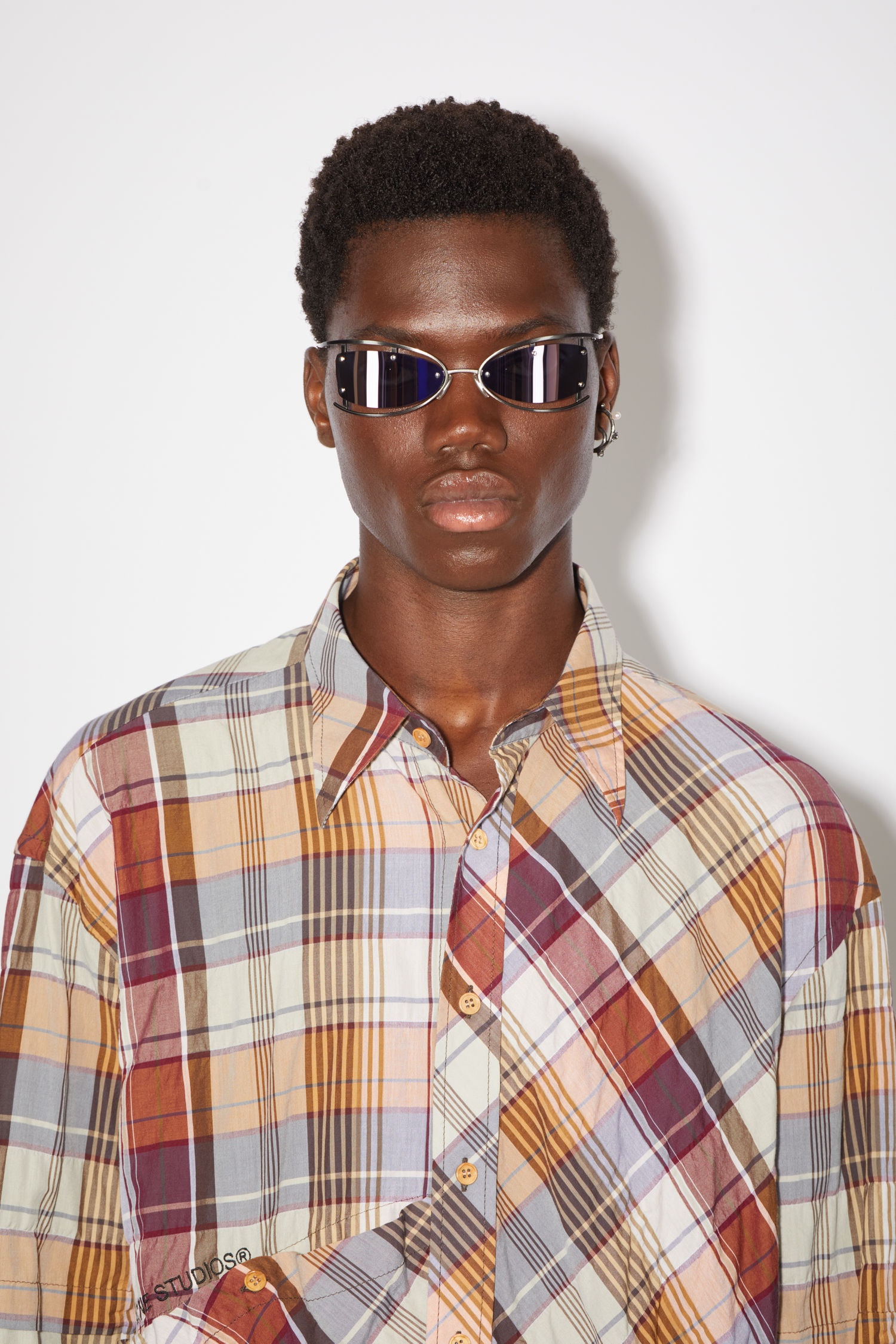 Long sleeve shirt - Beige/burgundy - 6