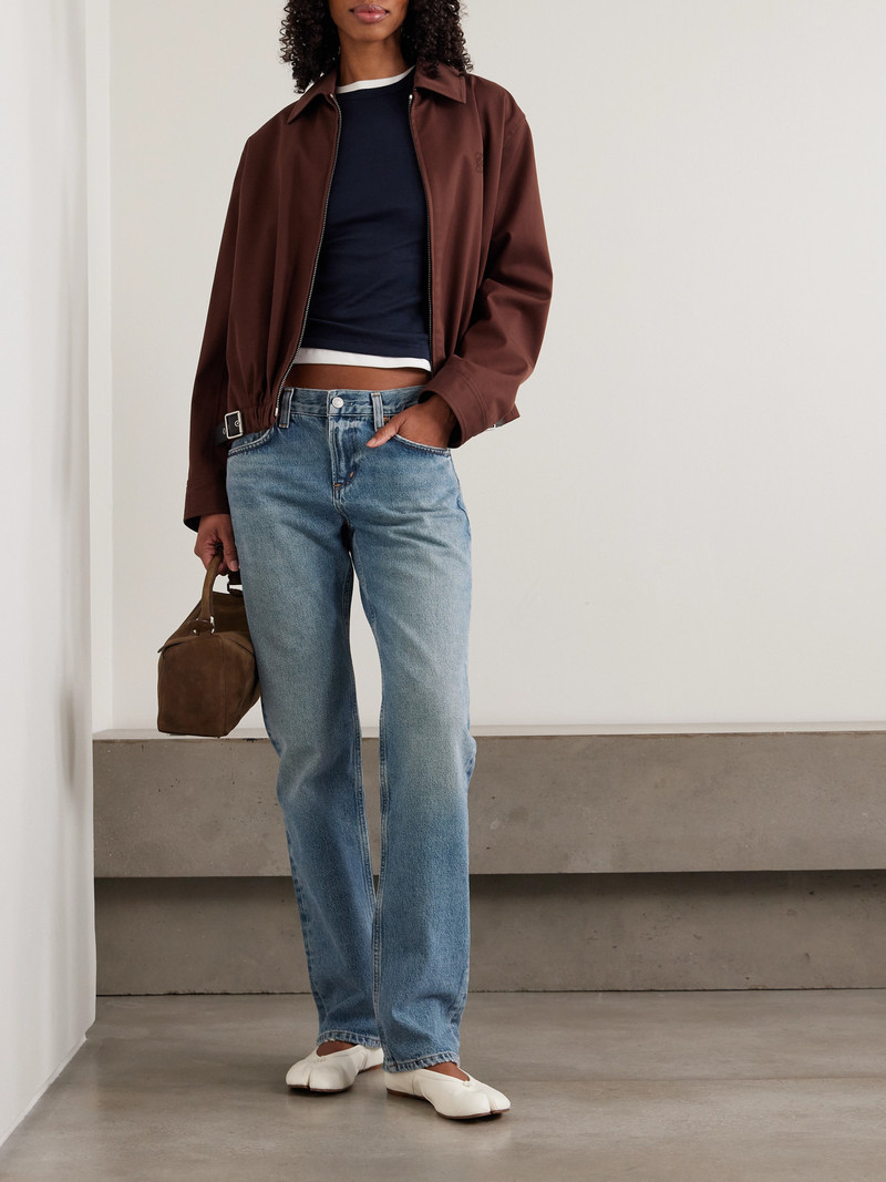 FLORE FLORE Esmé Ribbed Organic Cotton-jersey Tank outlook