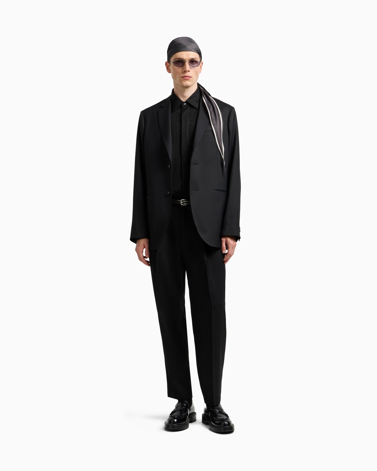 CLUBWEAR SLIM-FIT SHIRT IN A LYOCELL BLEND WITH RHINESTONES - 2