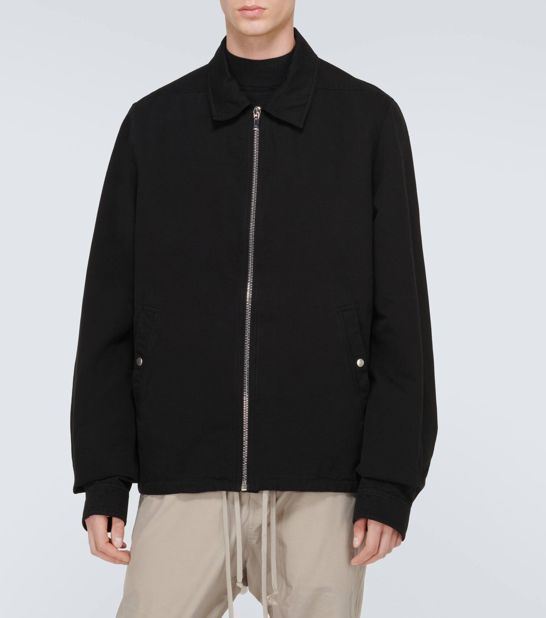 Cotton blouson jacket - 3