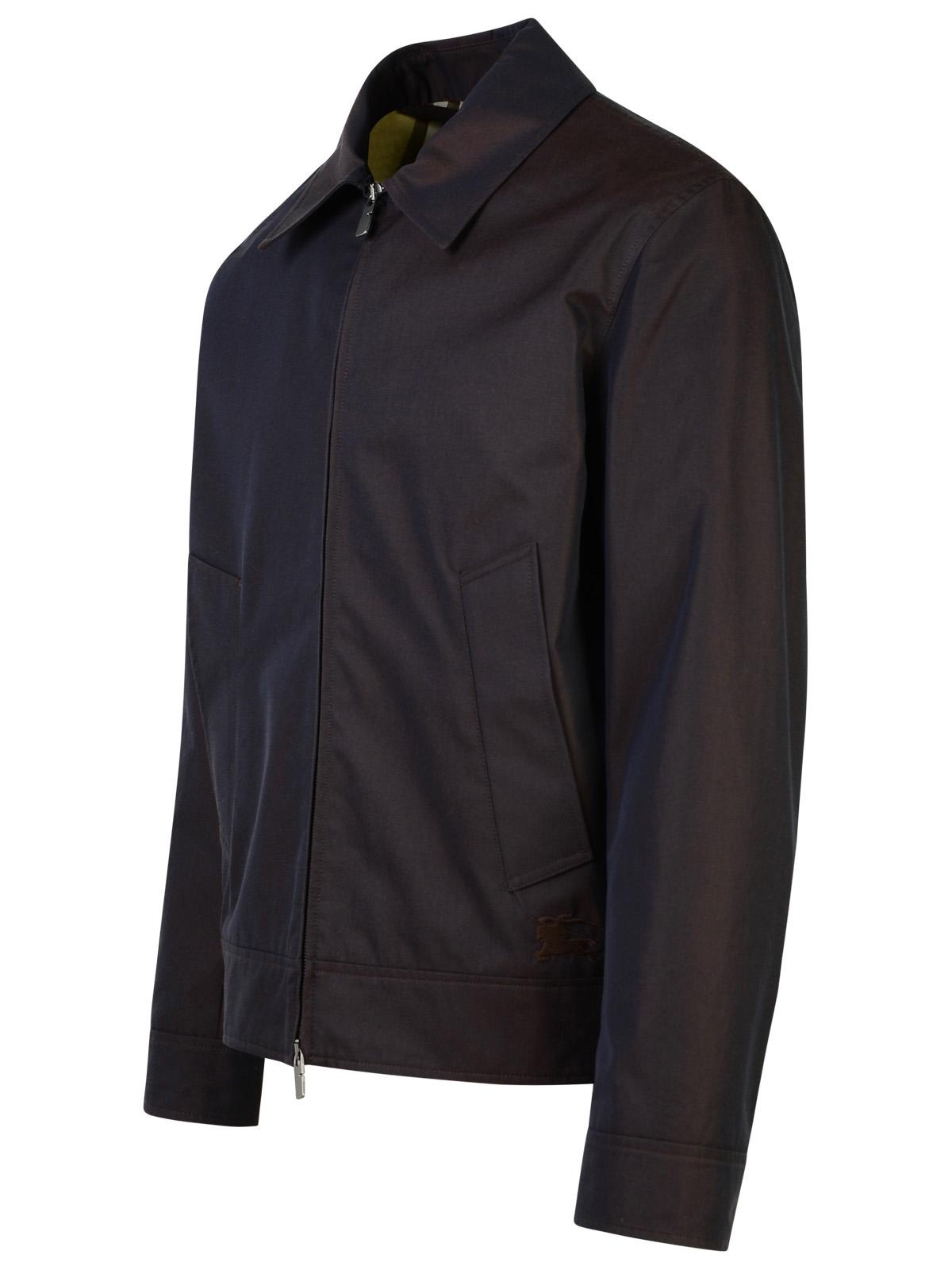 Burberry Black Cotton Jacket Man - 2