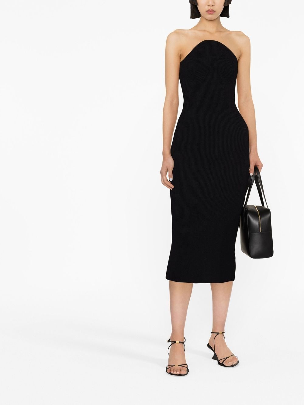 Rumer ribbed midi dress - 2