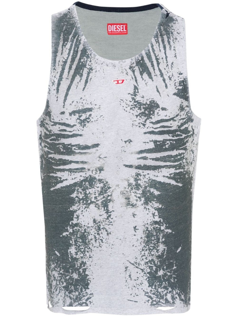 embroidered-logo 탱크 탑 1