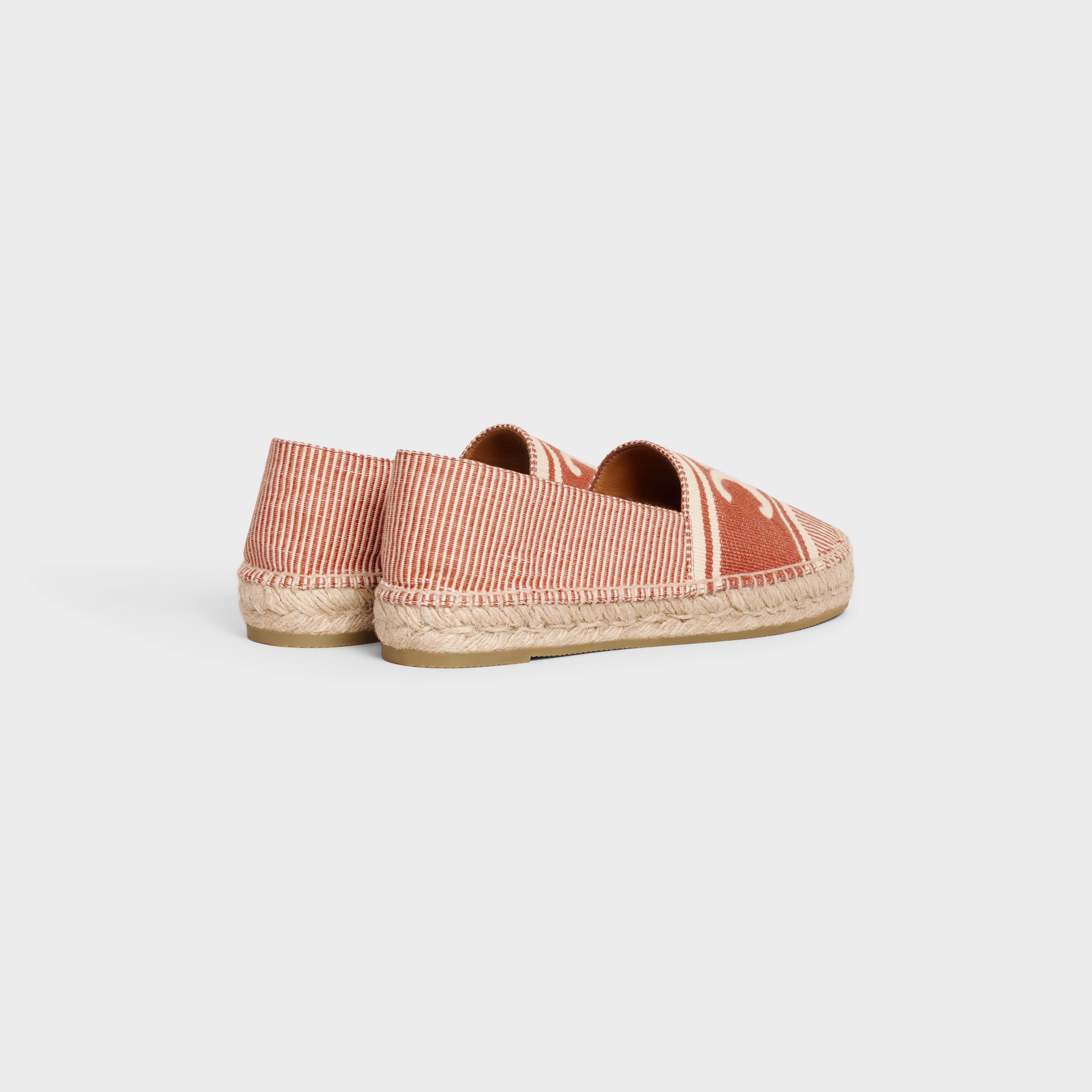 LES ESPADRILLES CELINE in TRIOMPHE JACQUARD CANVAS - 3