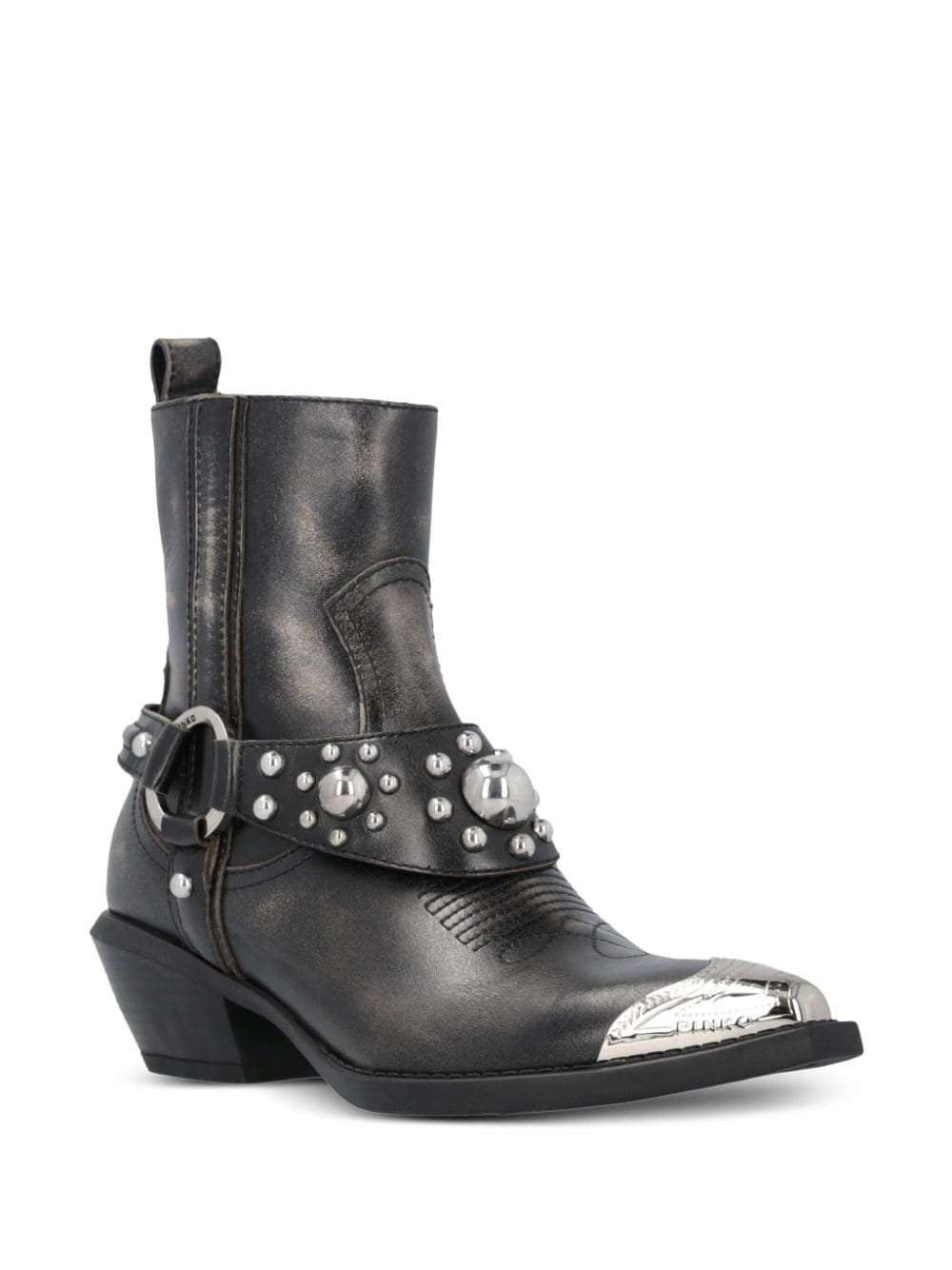 Tex leather ankle boots - 2