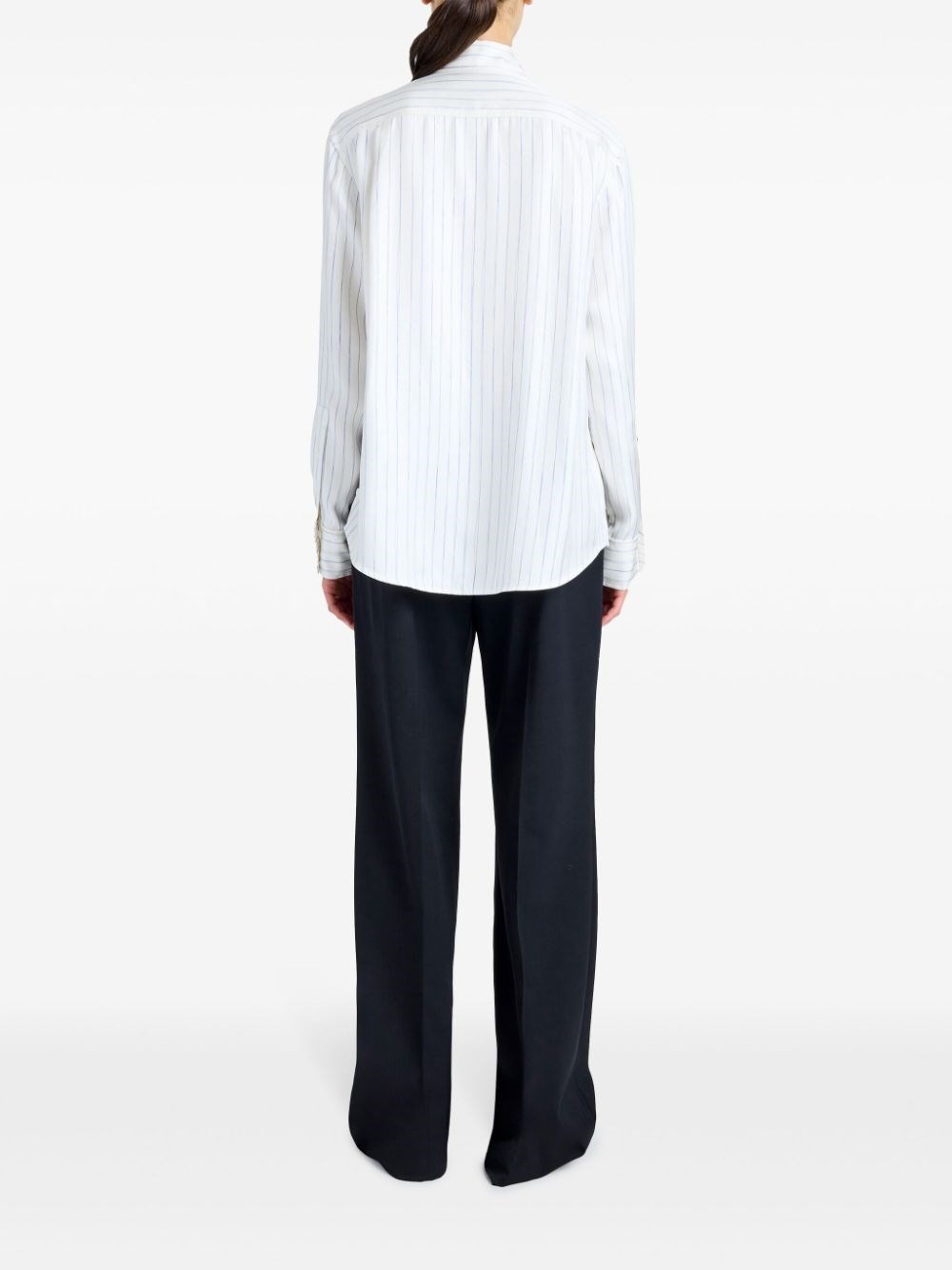 Savannah Pant in Wool Gabardine Suiting - 3