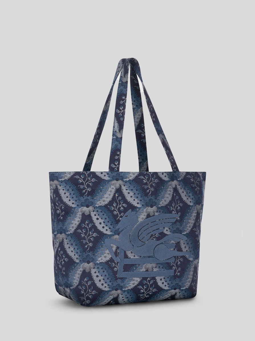 MEDIUM FLORAL SOFT TROTTER BAG - 5