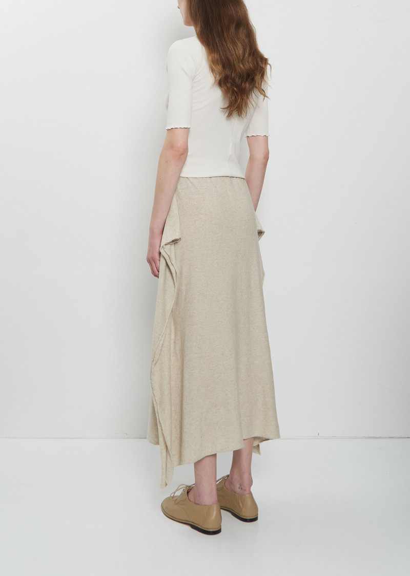 LAUREN MANOOGIAN Ruffle Rib Pima Cotton Tee outlook