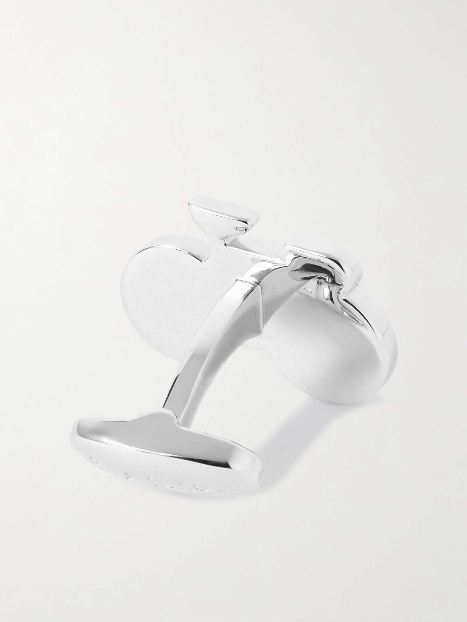 Bike Silver-Tone and Enamel Cufflinks - 3