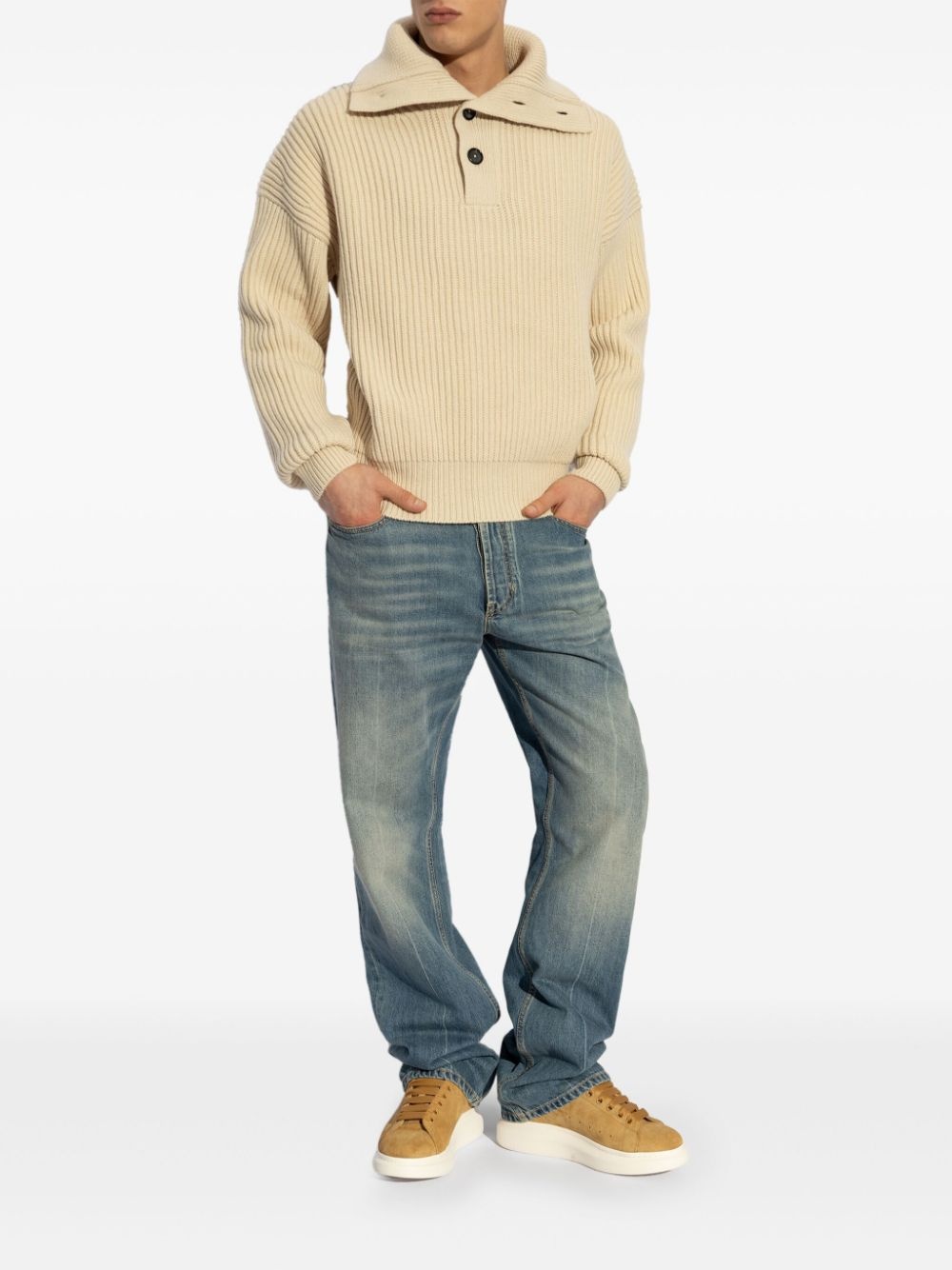 ribbed sweater - 2