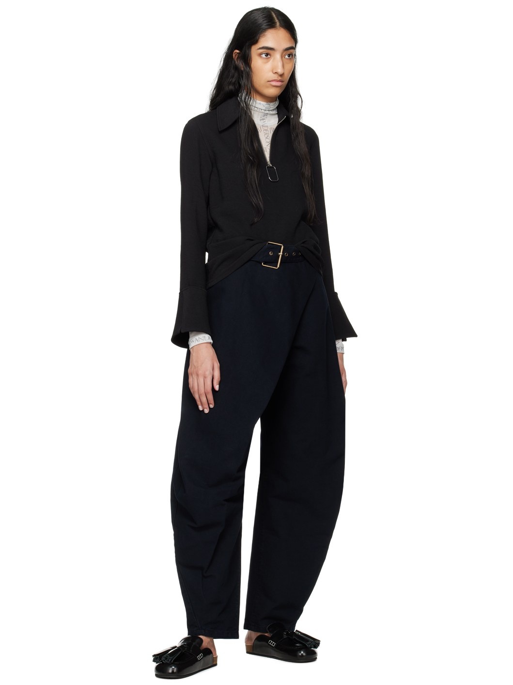 【関税込み】JW Anderson ブラック Wire Puller セーター Black Wire Puller Sweater by JW Anderson on Sale