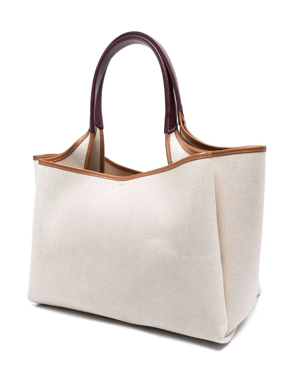 monogram canvas tote bag - 3