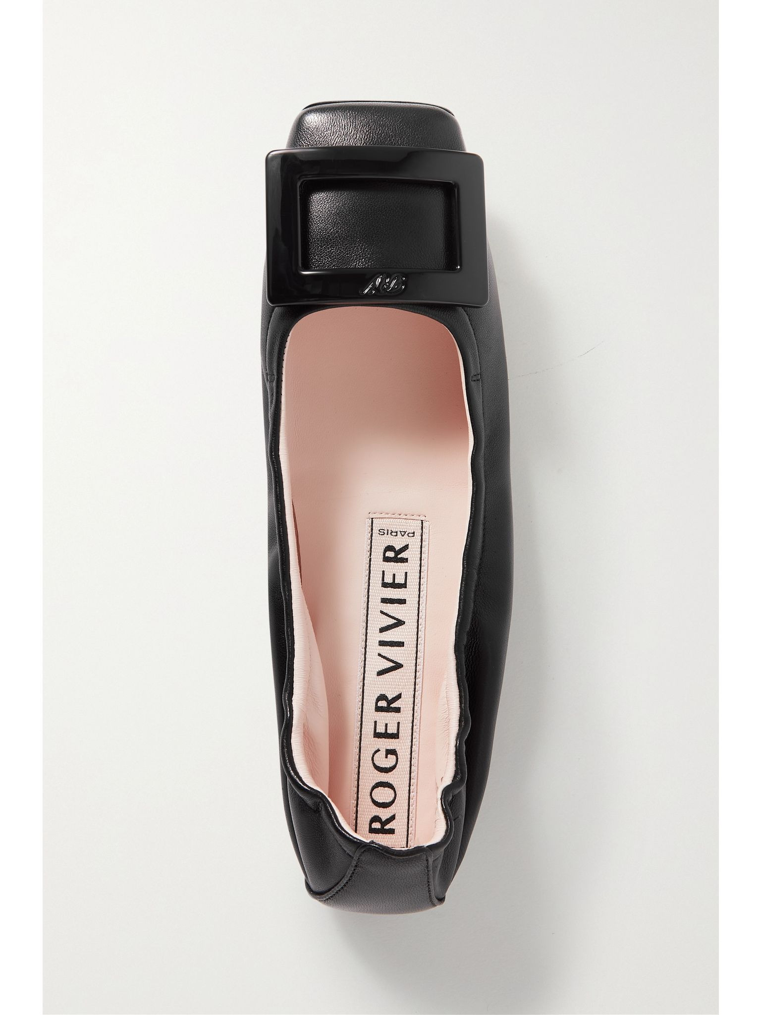 Viv Pockette leather ballet flats Black - 5