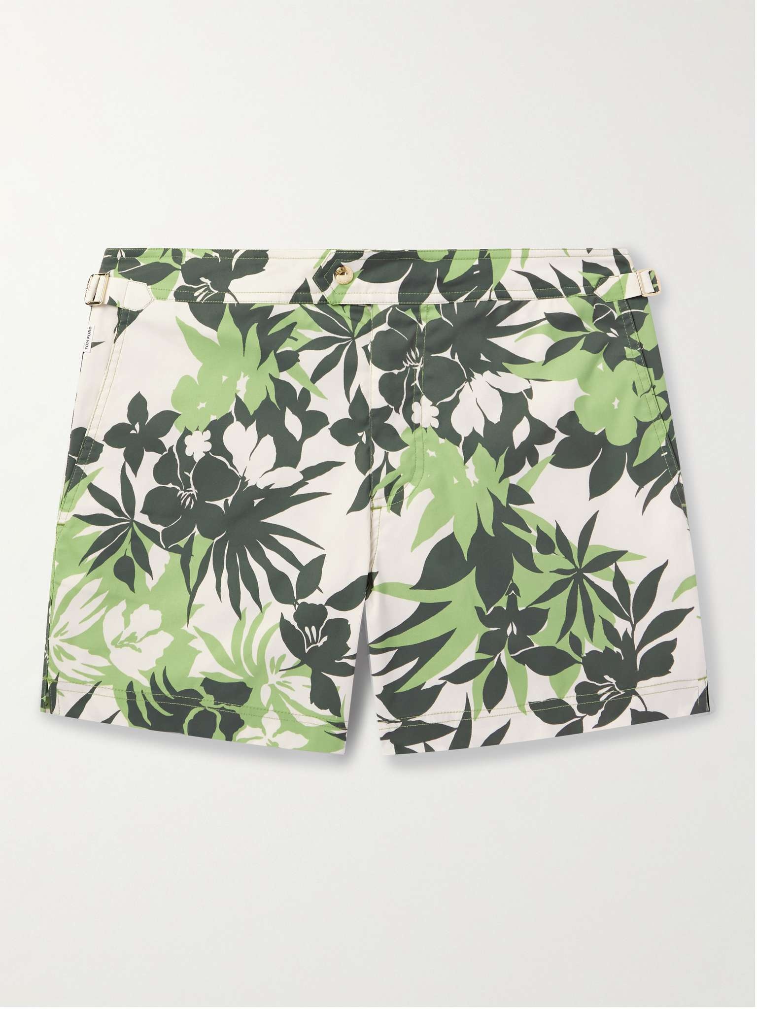 Slim-Fit Short-Length Floral-Print Swim Shorts - 1