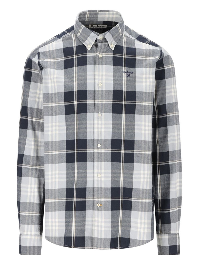 checked embroidered shirt 1