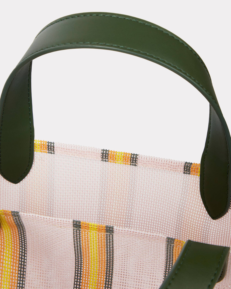 'KENZO Coast Lines' small tote bag in mesh 4